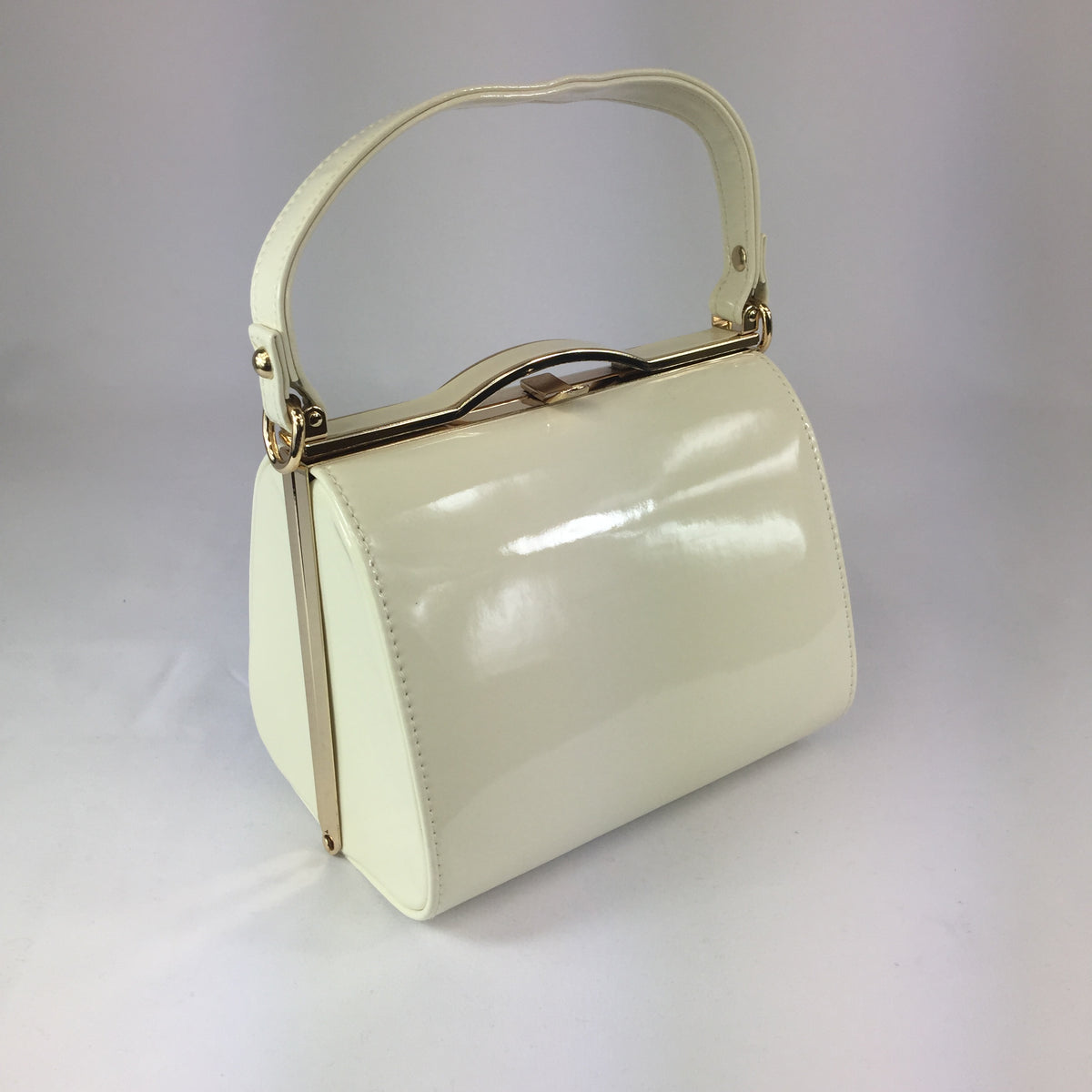 Classic Lilly Handbag in Cream Vintage Inspired Classic Bags