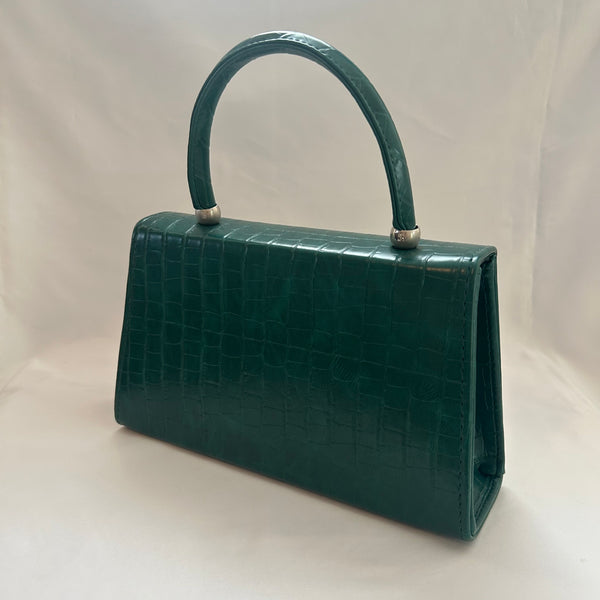 Classic Lucy Handbag in Vintage Green - Vintage Inspired