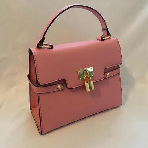 Classic Poppy Handbag in Pink - Vintage Inspired