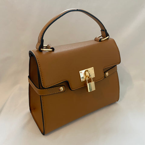 Classic Poppy Handbag in Russet Brown - Vintage Inspired